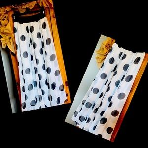 Fun Polka Dot Black and White Skirt. Never worn.